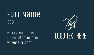 Spade Tool Shed Business Card Image Preview