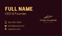 Gold  Book Eagle Business Card Image Preview
