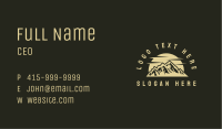 Mountain Travel Destination Business Card Image Preview