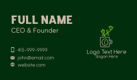 Minimalist Coffee Plant  Business Card Image Preview