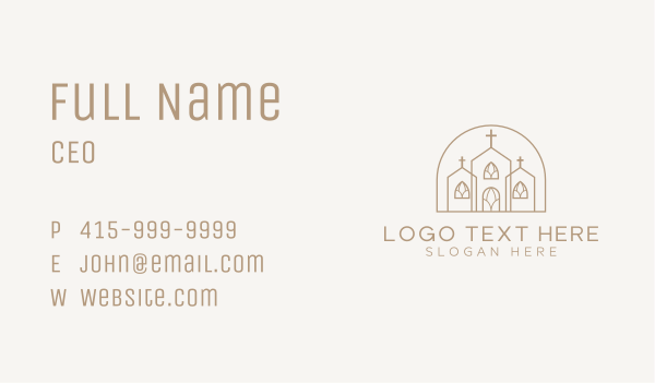 Religious Holy Church Business Card Design Image Preview
