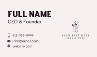 Woman Beauty Wellness Business Card Preview