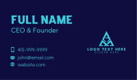 Business Company Letter A & M Business Card Design
