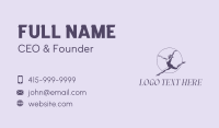 Gymnastic Dance Performer Business Card Preview