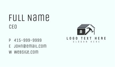 Hammer Home Repair Business Card Image Preview