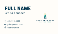 Lighthouse Tower Building Business Card Image Preview