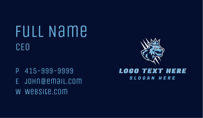 Crown Wolf Gaming Business Card Image Preview