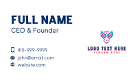 Patriot Wings Shield Business Card Image Preview