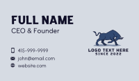 Furious  Wild Bull Business Card Preview