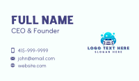 Car Wash Bubble Business Card Preview