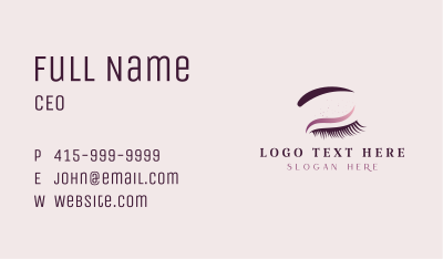 Makeup Artist & Beautician Business Card Image Preview