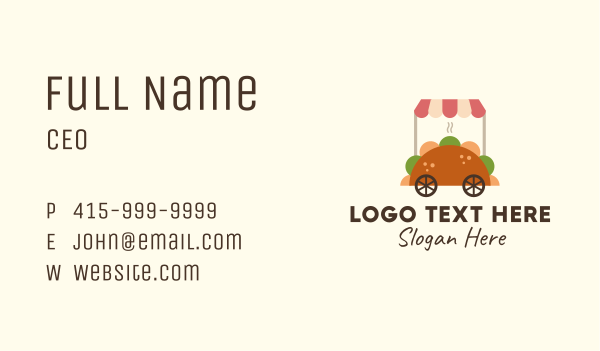 Taco Food Cart Business Card Design Image Preview