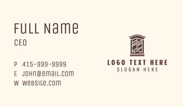 Cabinet Furniture Woodwork Business Card Design Image Preview