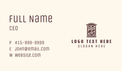 Cabinet Furniture Woodwork Business Card Image Preview