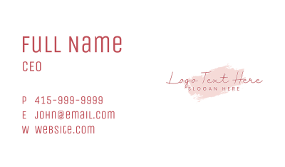 Wellness Beauty Product  Business Card Image Preview