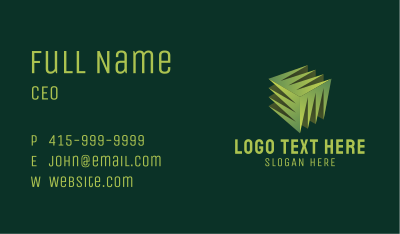 3D Lawn Grass Business Card Image Preview