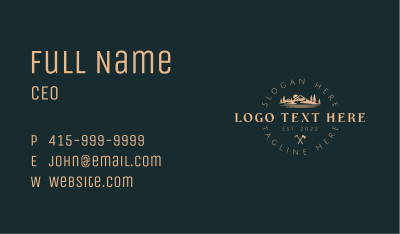 Outdoor Adventure Clothing Business Card Image Preview