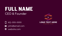 Motion Sound Wave Business Card Preview