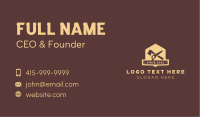 House Axe Handsaw Business Card Image Preview