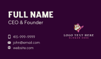 Indian Lotus Flower Business Card Preview