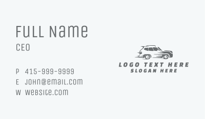 Fast SUV Car Business Card Image Preview