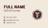 Axe Lumberjack Business Business Card Image Preview
