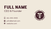 Axe Lumberjack Business Business Card Image Preview