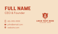 Pretzel Bear Bakery Business Card Image Preview