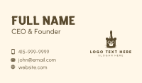 Bear Beer Bucket Business Card Image Preview