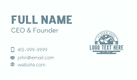 Construction Roof Repair Business Card Design