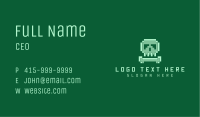 Pixelated Skull Bone Business Card Image Preview