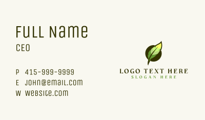 Feather Writer Author Business Card Image Preview