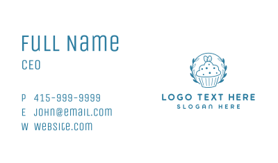 Sweet Cup Cake Business Card Image Preview
