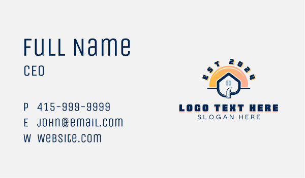 Handyman Builder Contractor Business Card Design Image Preview