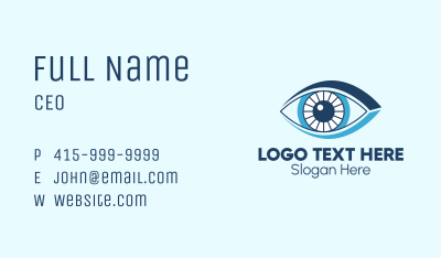 Optical Eye Clinic Business Card Image Preview