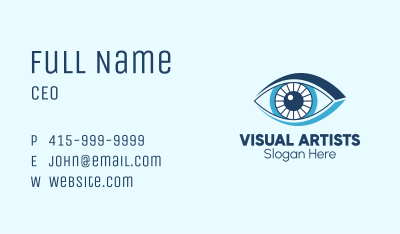Optical Eye Clinic Business Card Image Preview