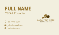 Western Sheriff Hat Business Card Image Preview