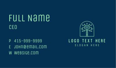 Green Tree Circuitry  Business Card Image Preview