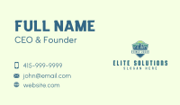 Mountain Summit Hiking Business Card Image Preview