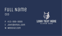 Wild Wolf Avatar Business Card Image Preview