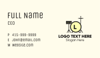 Drum Set Letter Business Card Image Preview