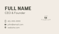 Fashion Style Wordmark Business Card Image Preview