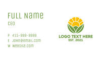 Natural Sunshine Garden Business Card Image Preview