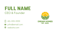 Natural Sunshine Garden Business Card Image Preview