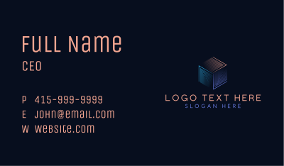 Cube Tech Digital Business Card Image Preview