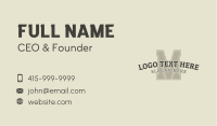 Athlete Sports Lettermark Business Card Image Preview