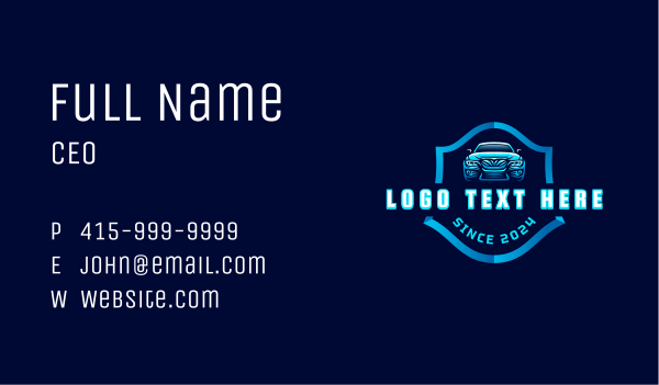 Auto Sedan Car Business Card Design Image Preview