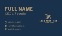 Gold Mythical Griffin Business Card Image Preview