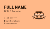 Hammer Nail Carpenter Business Card Image Preview
