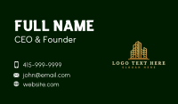 Luxury Tower Real Estate Business Card Design